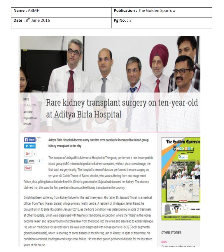 Kidney Treatment in Pune