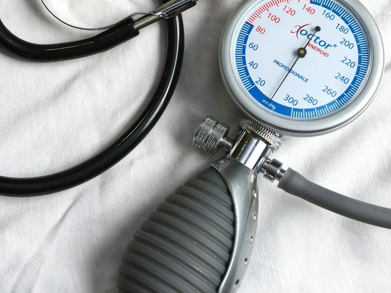 Stethoscope and blood pressure monitor