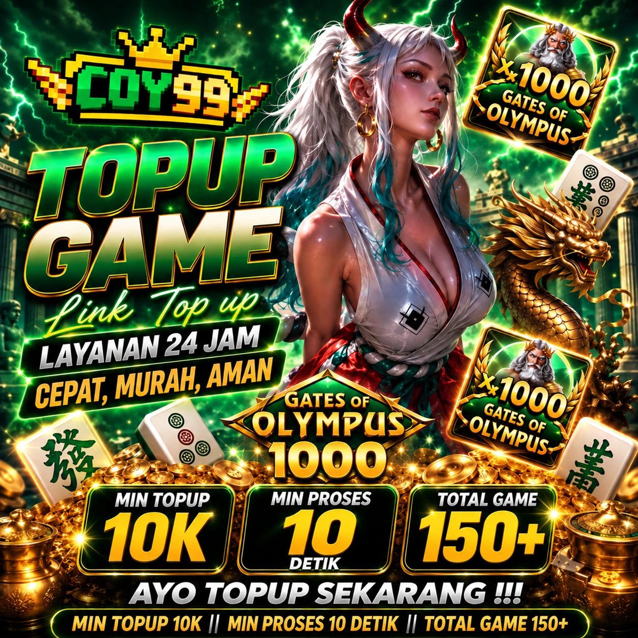 COY99 Top Up - Situs Topup Diamon & Game Paling Murah, Cepat,  Dan Terpercaya Tanpa Potongan